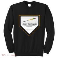 Baseball Back To School Home Plate Back To School Sweatshirt thumb 0