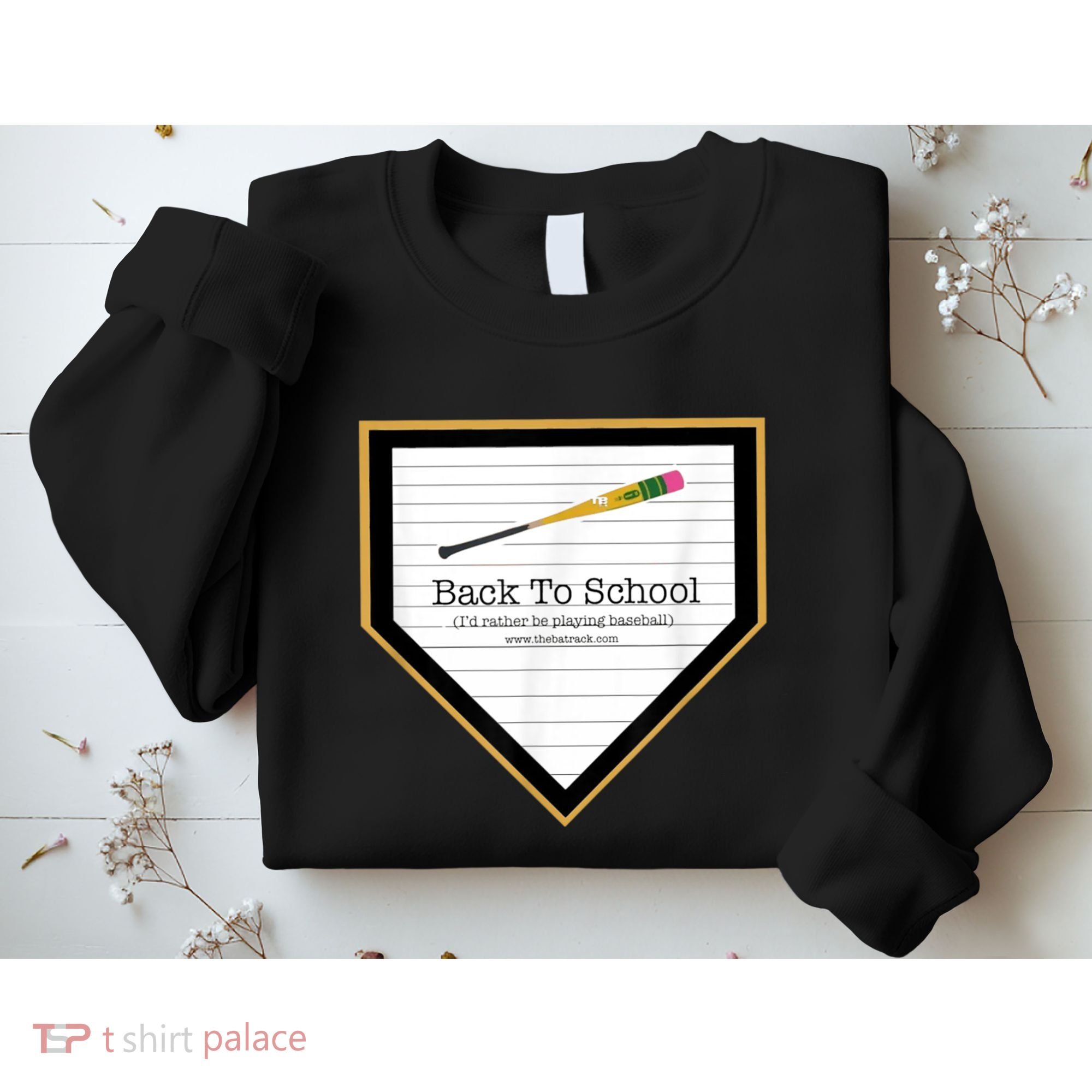 Baseball Back To School Home Plate Back To School Sweatshirt