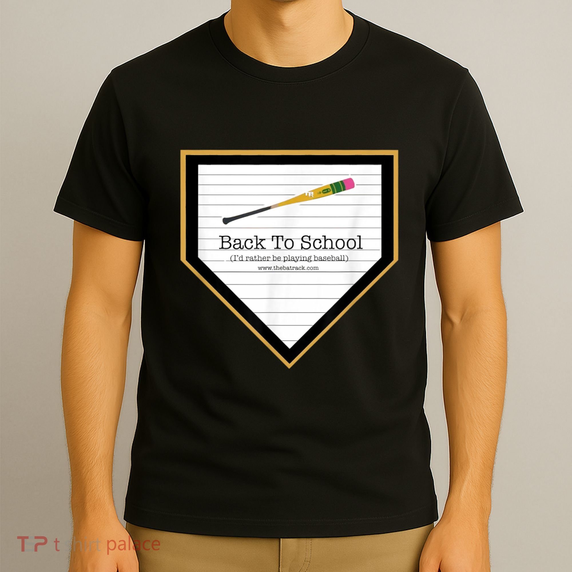 Baseball Back To School Home Plate Back To School T-Shirt