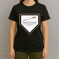 Baseball Back To School Home Plate Back To School T-Shirt thumb 4
