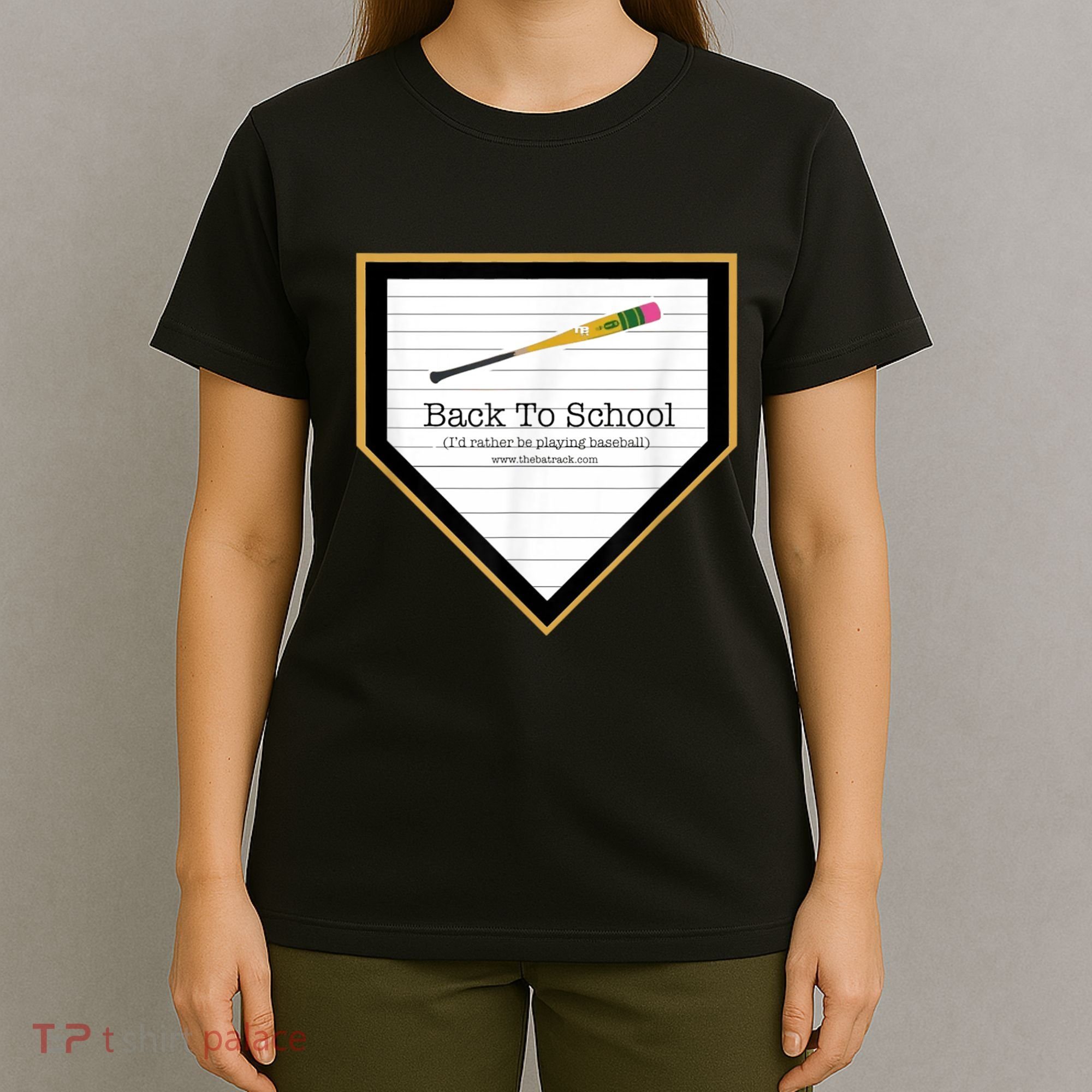 Baseball Back To School Home Plate Back To School T-Shirt