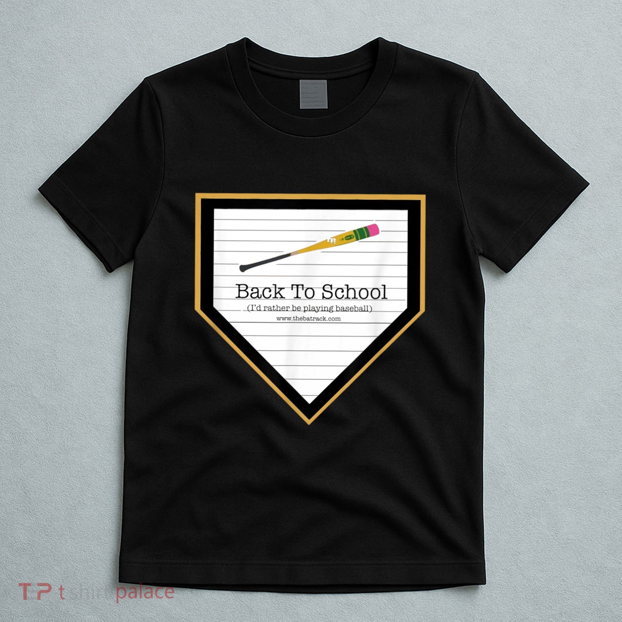 Baseball Back To School Home Plate Back To School T-Shirt