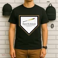 Baseball Back To School Home Plate Back To School T-Shirt thumb 6