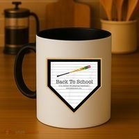 Baseball Back To School Home Plate Back To School Coffee Mug thumb 4