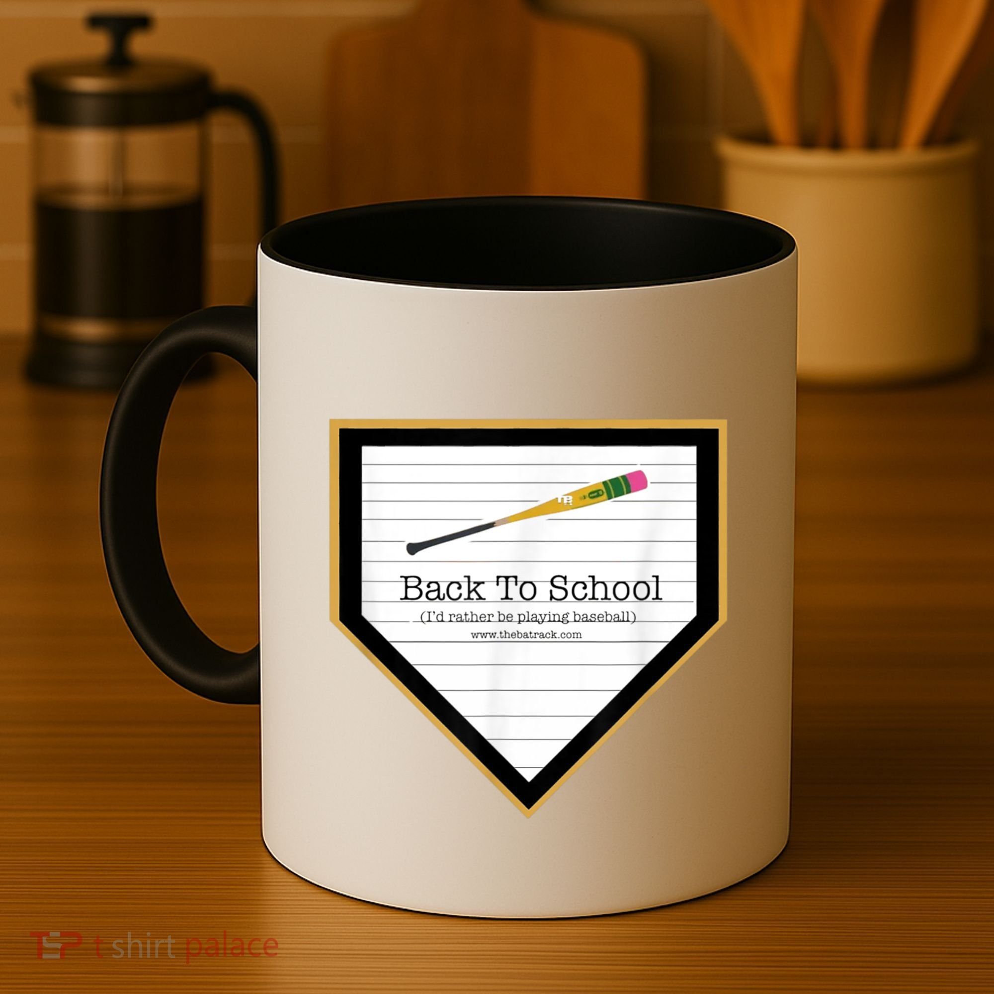 Baseball Back To School Home Plate Back To School Coffee Mug