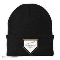 Baseball Back To School Home Plate Back To School Beanie thumb 0