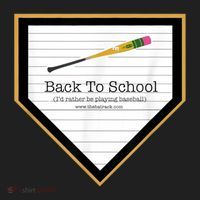 Baseball Back To School Home Plate Back To School Beanie thumb 2