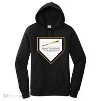 Baseball Back To School Home Plate Back To School Women's Hoodie thumb 0