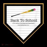 Baseball Back To School Home Plate Back To School Women's Hoodie thumb 2