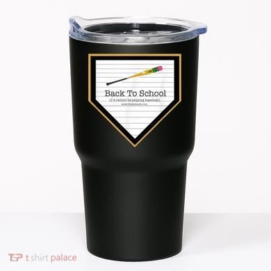 Baseball Back To School Home Plate Back To School Tumbler