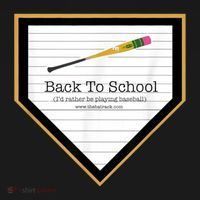 Baseball Back To School Home Plate Back To School Ornament thumb 1