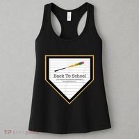 Baseball Back To School Home Plate Back To School Women's Tank Top thumb 3