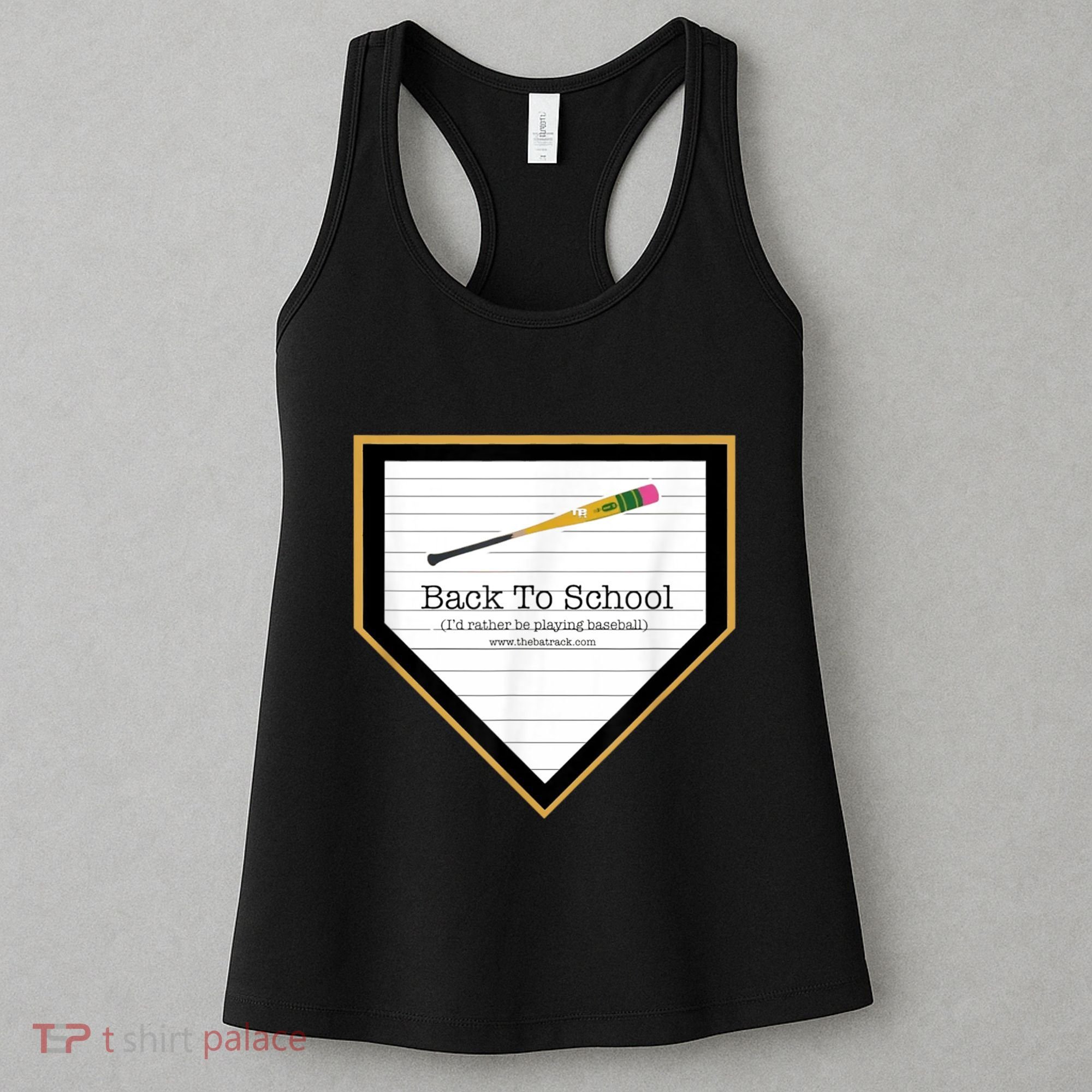 Baseball Back To School Home Plate Back To School Women's Tank Top
