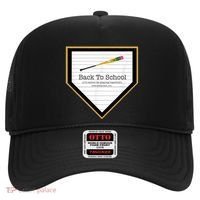 Baseball Back To School Home Plate Back To School Hat thumb 0