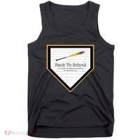 Baseball Back To School Home Plate Back To School Tank Top thumb 0