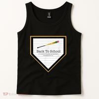 Baseball Back To School Home Plate Back To School Tank Top thumb 2