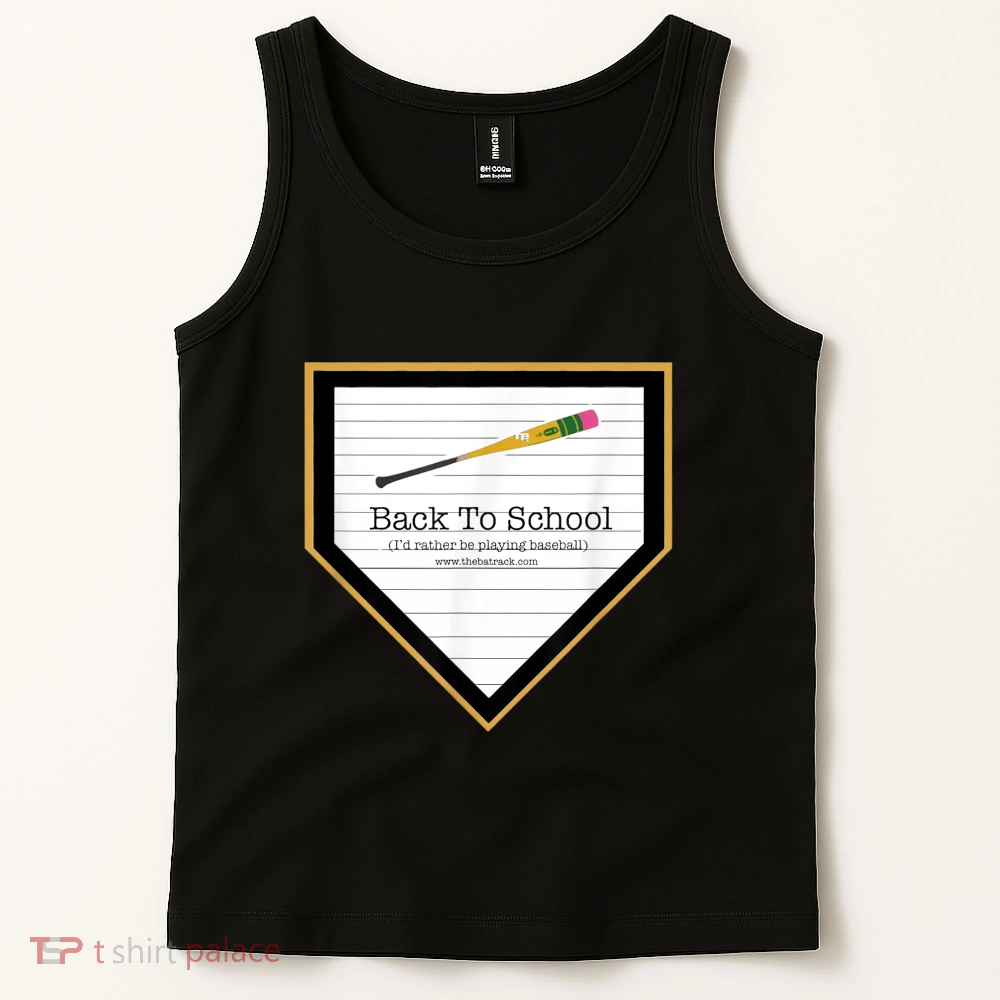 Baseball Back To School Home Plate Back To School Tank Top