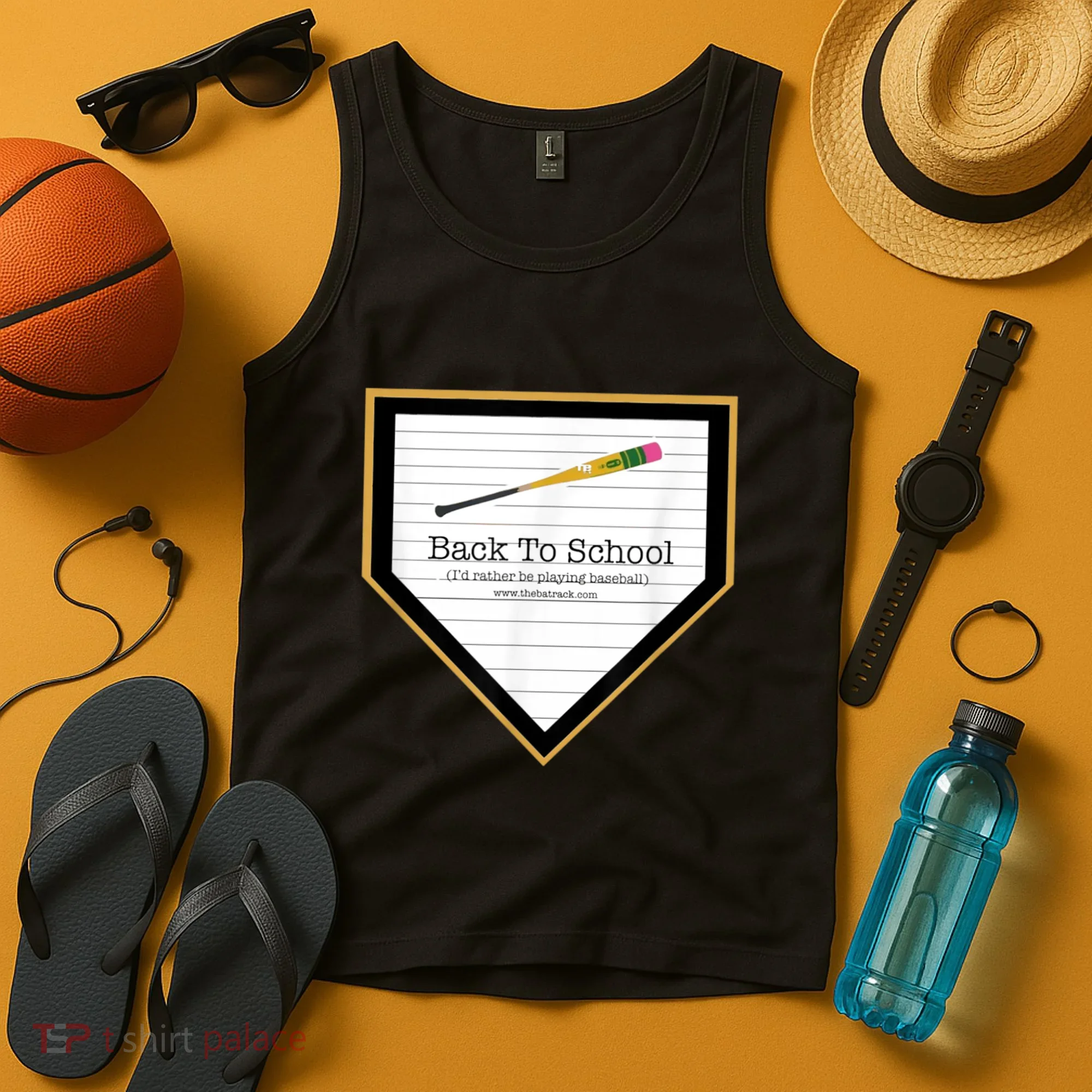 Baseball Back To School Home Plate Back To School Tank Top
