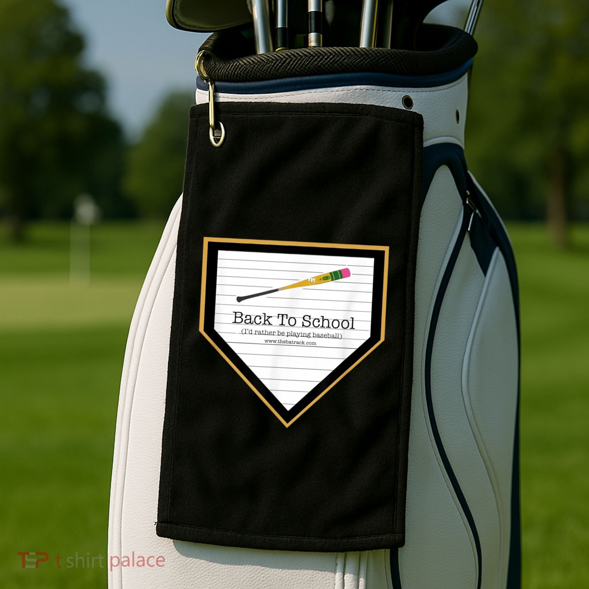 Baseball Back To School Home Plate Back To School Golf Towel