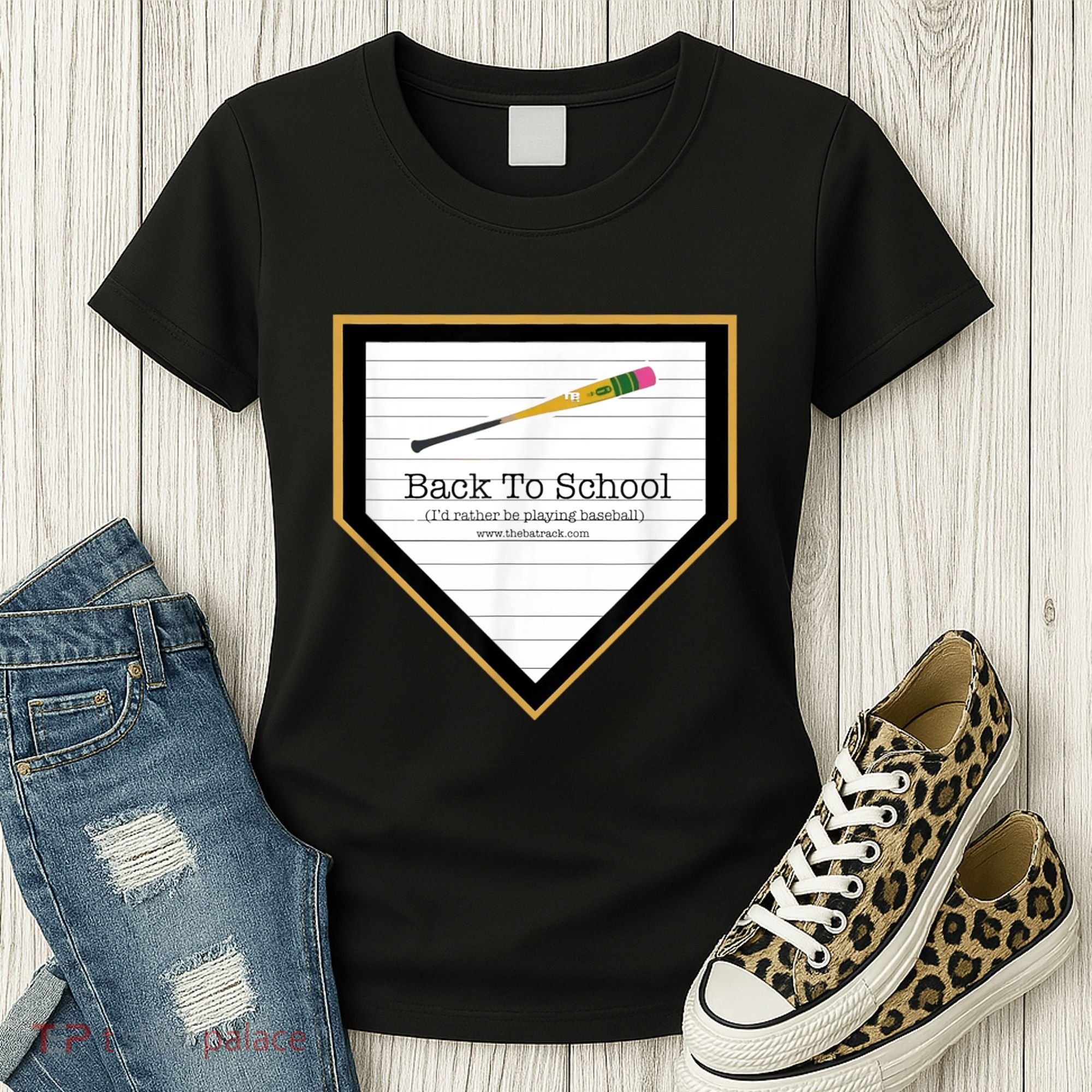 Baseball Back To School Home Plate Back To School Women's T-Shirt