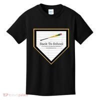 Baseball Back To School Home Plate Back To School Kids T-Shirt thumb 0