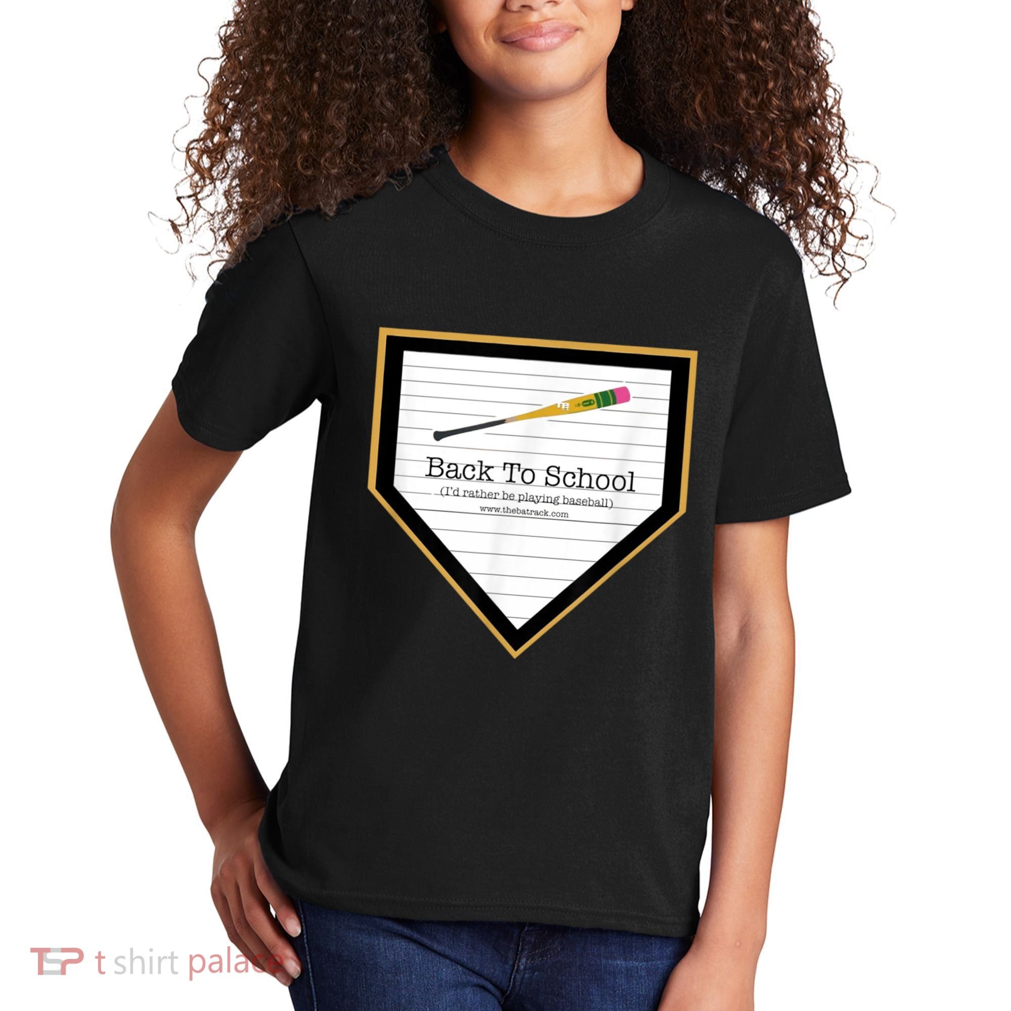 Baseball Back To School Home Plate Back To School Kids T-Shirt