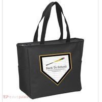 Baseball Back To School Home Plate Back To School Tote Bag thumb 2