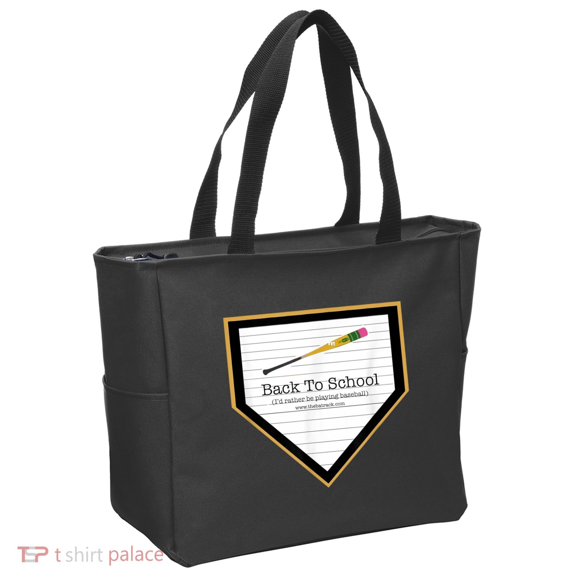 Baseball Back To School Home Plate Back To School Tote Bag