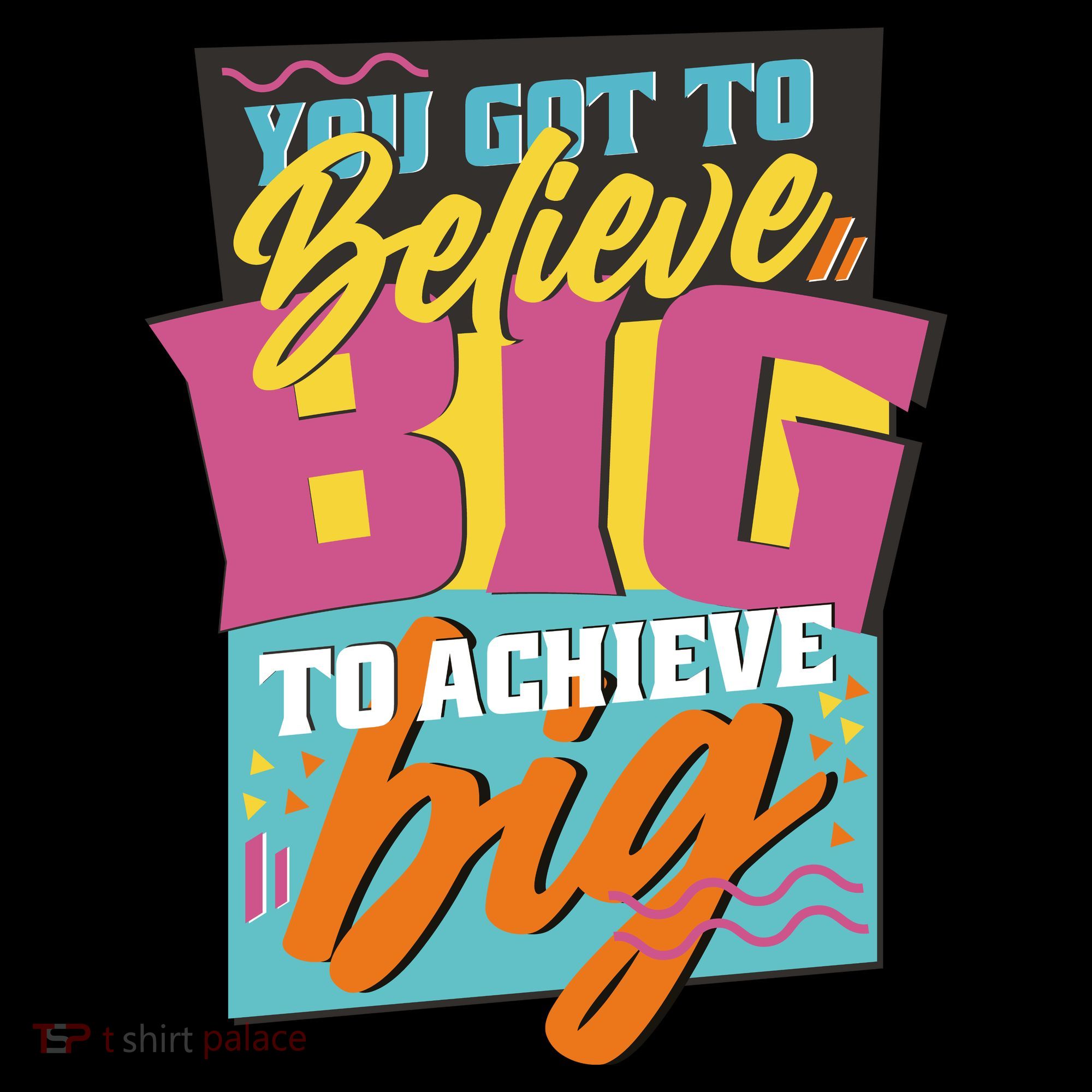 Believe Big To Achieve Big Retro Women's Hoodie