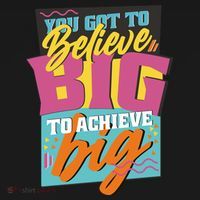 Believe Big To Achieve Big Retro Women's Tank Top thumb 5