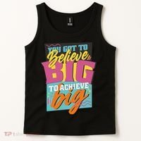 Believe Big To Achieve Big Retro Tank Top thumb 2