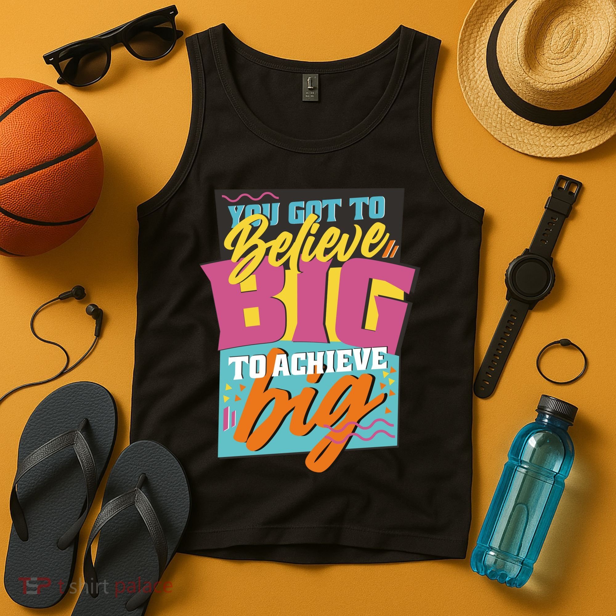 Believe Big To Achieve Big Retro Tank Top