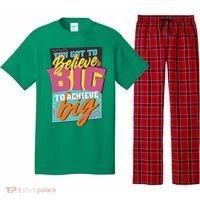 Believe Big To Achieve Big Retro Pajama Set thumb 0