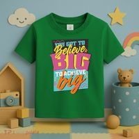 Believe Big To Achieve Big Retro Toddler T-Shirt thumb 3
