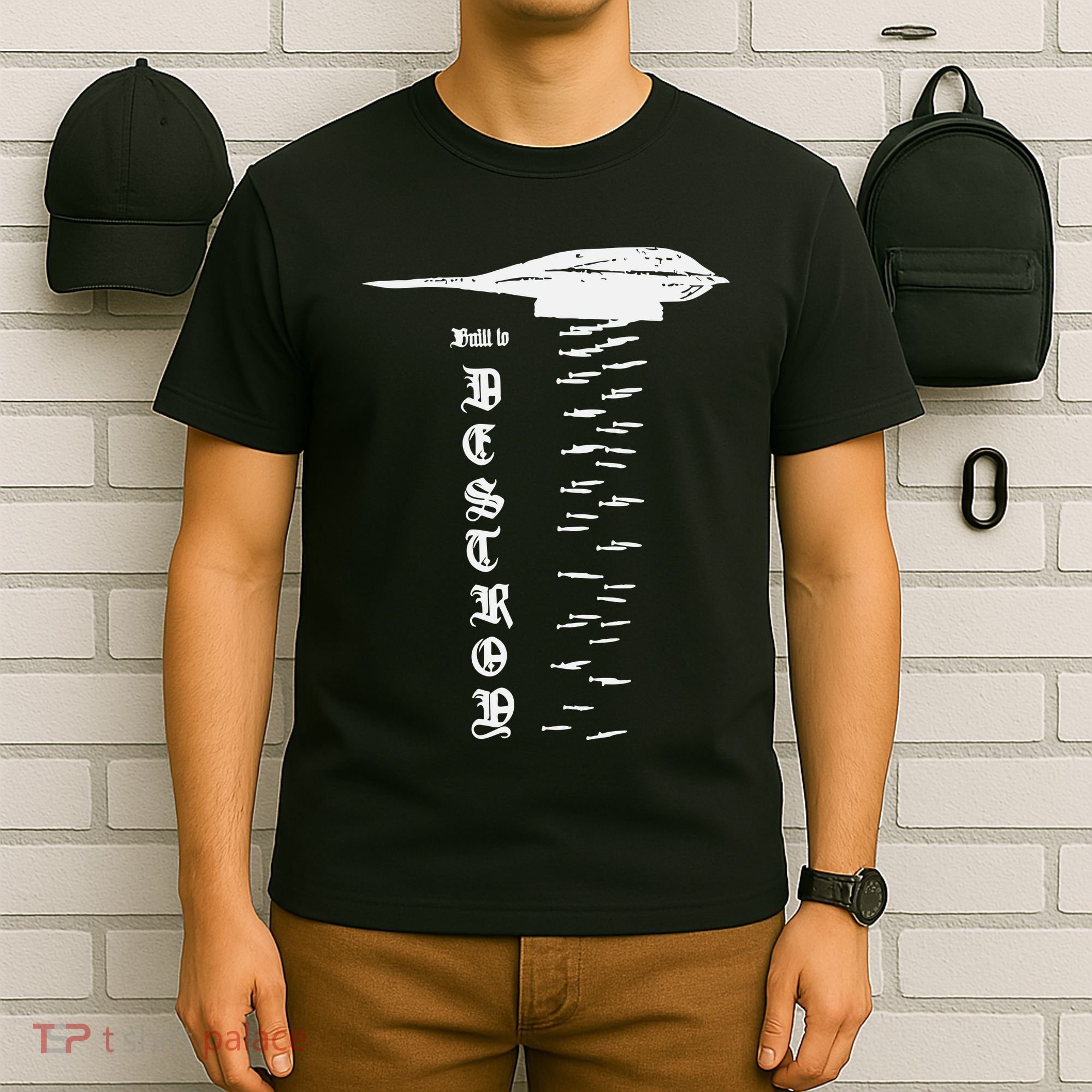 Bomber Built To Monstermax T-Shirt
