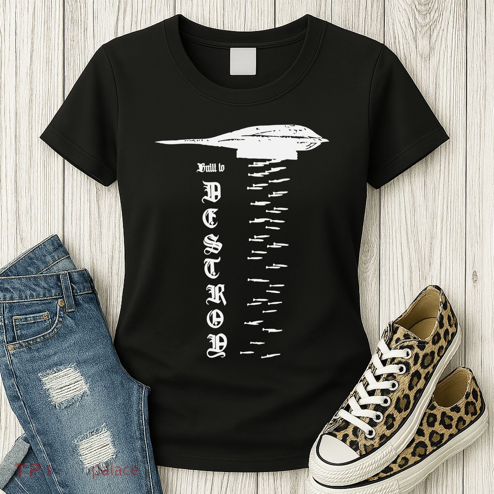 Bomber Built To Monstermax Women's T-Shirt