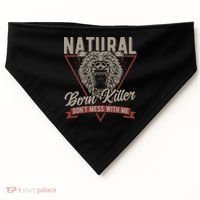 Bear Born To Kill Dont Mess With Me USA-Made Doggie Bandana thumb 0
