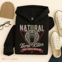 Bear Born To Kill Dont Mess With Me Hoodie thumb 4