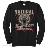Bear Born To Kill Dont Mess With Me Sweatshirt thumb 0