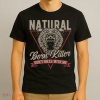 Bear Born To Kill Dont Mess With Me T-Shirt thumb 3