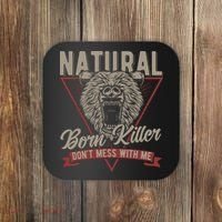Bear Born To Kill Dont Mess With Me Coaster thumb 0