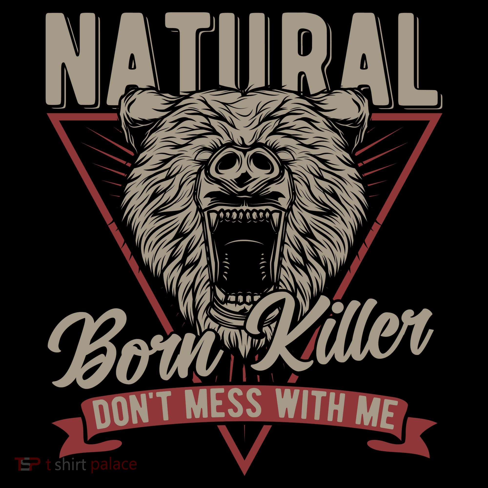 Bear Born To Kill Dont Mess With Me Women's Hoodie
