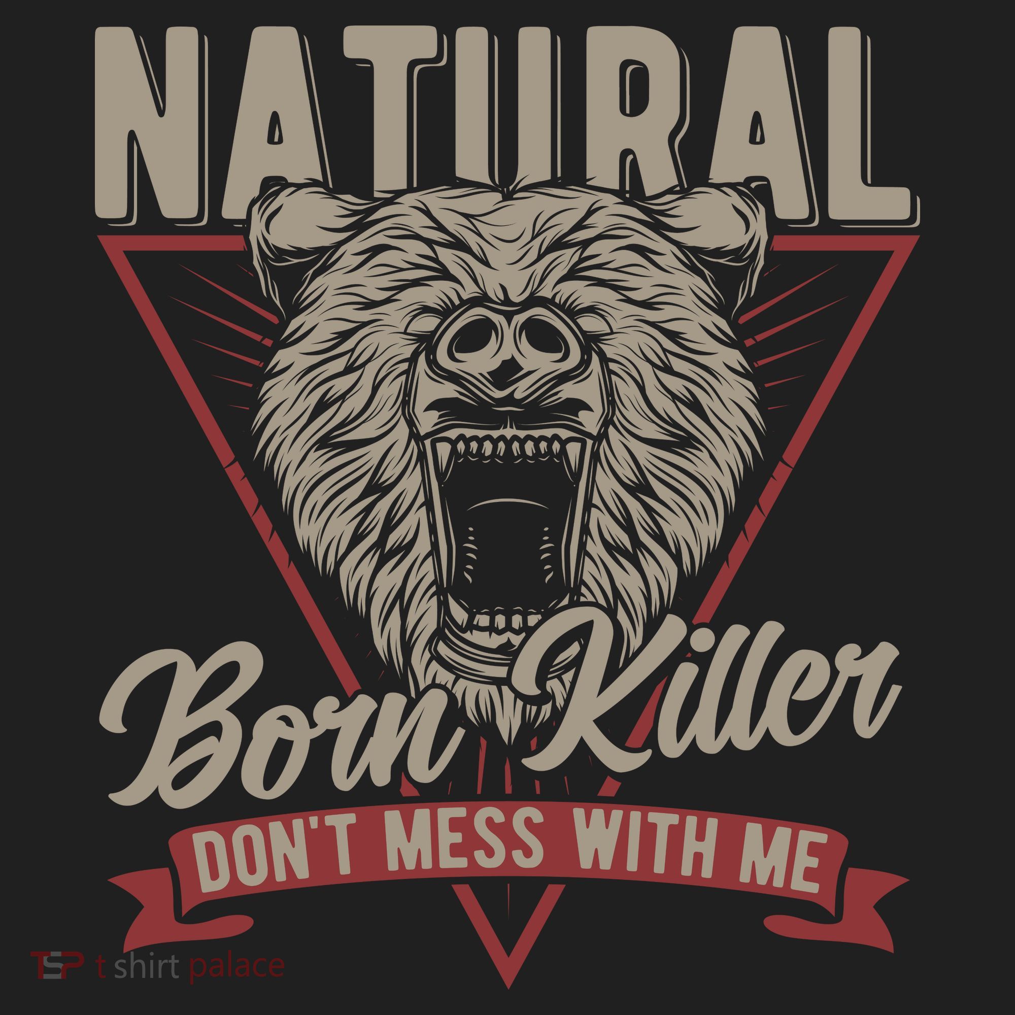 Bear Born To Kill Dont Mess With Me Tumbler