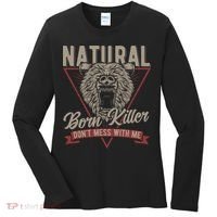 Bear Born To Kill Dont Mess With Me Women's Long Sleeve Shirt thumb 0