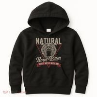 Bear Born To Kill Dont Mess With Me Kids Hoodie thumb 0