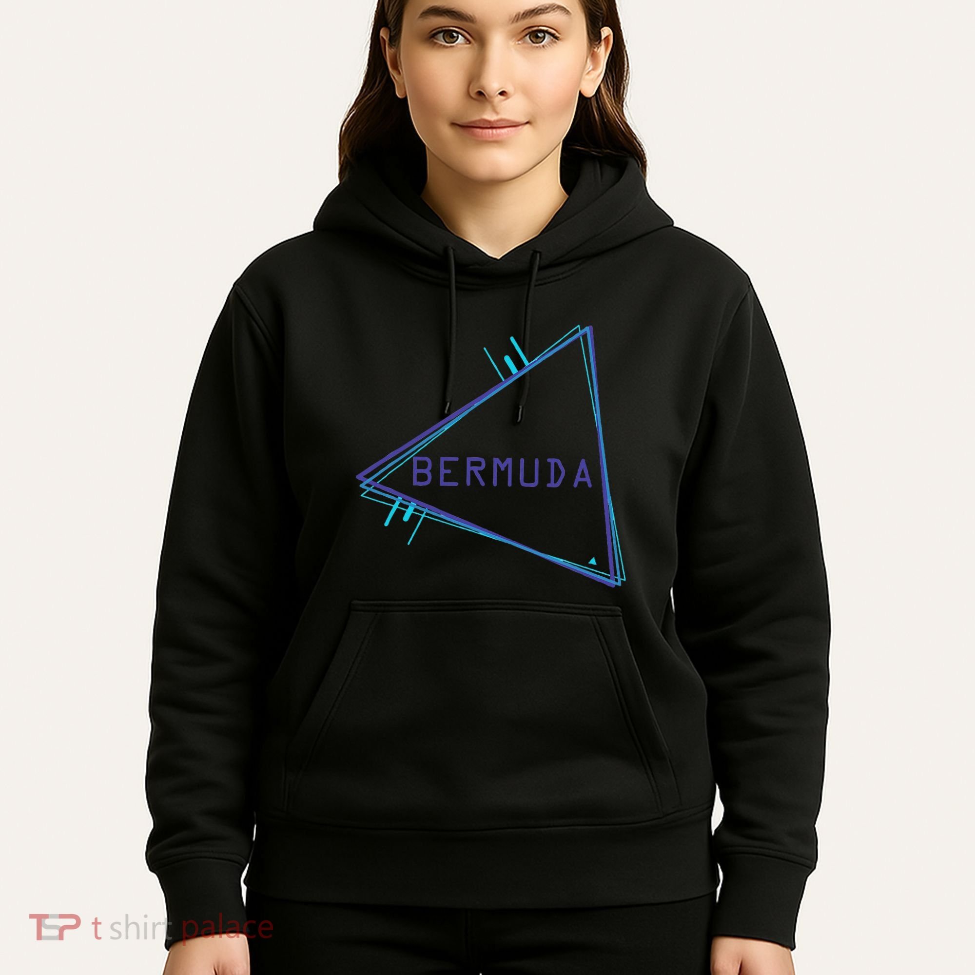 Bermuda Blue Triangle Souvenir Hoodie