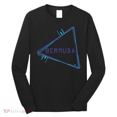 Bermuda Blue Triangle Souvenir Long Sleeve Shirt