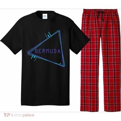 Bermuda Blue Triangle Souvenir Pajama Set