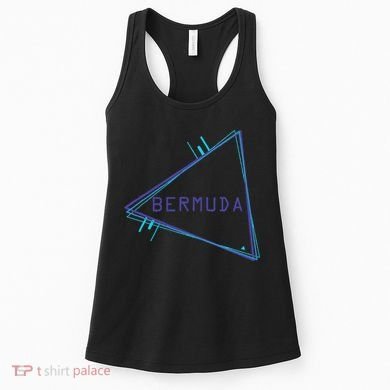Bermuda Blue Triangle Souvenir Women's Tank Top
