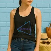Bermuda Blue Triangle Souvenir Women's Tank Top thumb 2
